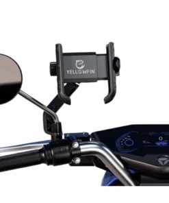 Yellowfin Quick Release Jaw Grip Mobile Phone Mount Holder With 360¬? Rotation For Motorcycle - BKW-2-Yellowfin
