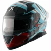 Axor Apex Hex-2 Helmet - Hex Blue Red-AXOR -Motorcycle Riding Equipment Store 1 6 96022ae8 7750 4084 a8b2 338436a4fafd