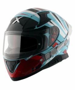Axor Apex Hex-2 Helmet - Hex Blue Red-AXOR