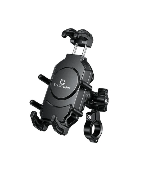 Yellowfin Anti-Shake Motorcycle Mobile Damper Holder Bike Mount Without Charger - M26-C1 Pro Handlebar-Yellowfin 3 Yellowfin Anti-Shake Motorcycle Mobile Damper Holder Bike Mount Without Charger - M26-C1 Pro Handlebar-Yellowfin