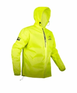 Rynox H2GO Pro 3 Rain Jacket - Hiviz Green-Rynox