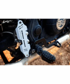 Auto Engina Himalayan Brake Cylinder Guard Compatible For Royal Enfield Himalayan BS3,BS4,BS6 & Himalayan Scram 411 - Silver-Auto Engina