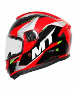 MT Hummer B Nighthawk Helmet - Gloss Fluorescent Red-MT Helmets