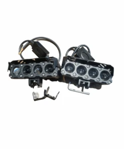 HJG Mega Drive 4 Lens Dual Color Led Fog Lights - Pair-HJG