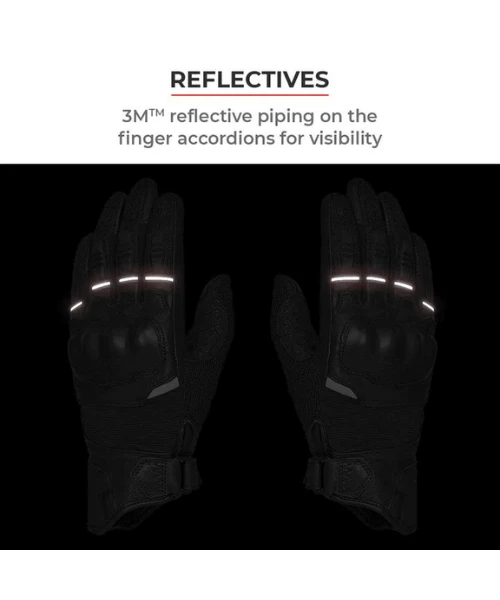 Viaterra Holeshot Summer Mesh Hybrid Gloves - Black-Viaterra 12 Viaterra Holeshot Summer Mesh Hybrid Gloves - Black-Viaterra - Image 10