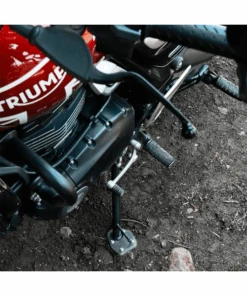 Viaterra Triumph Speed 400 / Scrambler 400 X Sidestand Shoe - Silver-Viaterra -Motorcycle Riding Equipment Store 10 a105d606 2fd6 4713 8d70 12ec5ae59d54