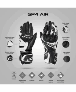 Ixon GP4 Air Riding Gloves - Black White-Ixon 22 Ixon GP4 Air Riding Gloves - Black White-Ixon -Motorcycle Riding Equipment Store 10 e6870af1 d3cd 42b4 8565 4f8be13871ba