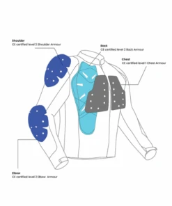 Korda Edge 2.0 Riding Jacket - Black-Korda -Motorcycle Riding Equipment Store 12 b6b0f3f8 4836 4b1d 9b31 d0cfe5184651