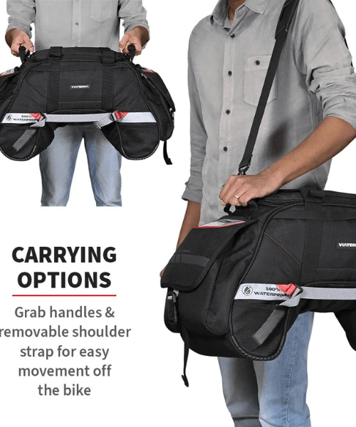 Viaterra Claw Mini 48L Waterproof Tail Bag - Black-Viaterra 20 Viaterra Claw Mini 48L Waterproof Tail Bag - Black-Viaterra - Image 18