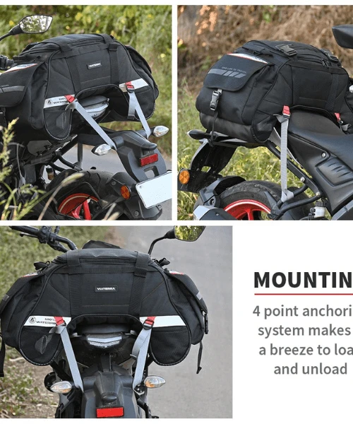 Viaterra Claw Mini 48L Waterproof Tail Bag - Black-Viaterra 21 Viaterra Claw Mini 48L Waterproof Tail Bag - Black-Viaterra - Image 19