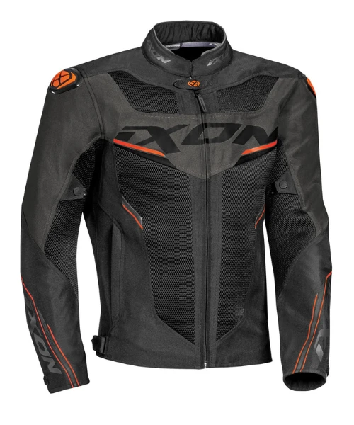 Ixon Draco Riding Jacket - Black Anthracite Orange-Ixon 3 Ixon Draco Riding Jacket - Black Anthracite Orange-Ixon
