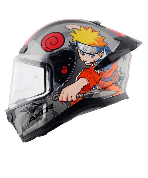 Axor Saber Naruto Helmet - Gloss Black Orange-AXOR 3 Axor Saber Naruto Helmet - Gloss Black Orange-AXOR