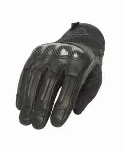 Acerbis Ramsey Leather CE Riding Gloves - Black-Acerbis