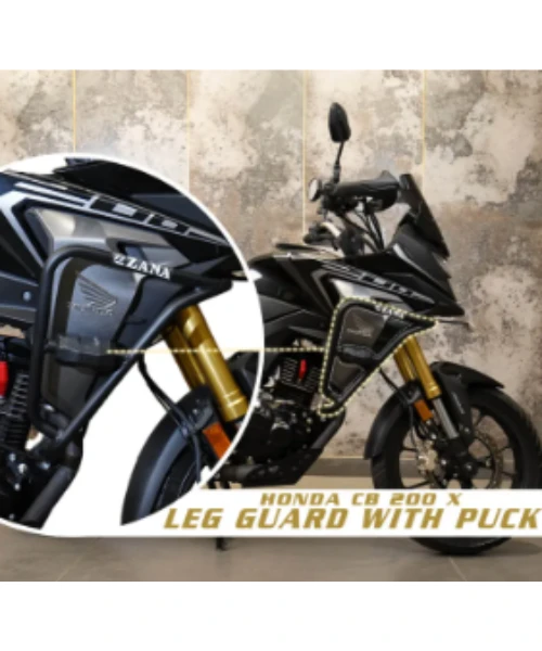 Zana Crash Guard With Slider Puck For Honda CB200X - Black - ZI-8504-Zana 4 Zana Crash Guard With Slider Puck For Honda CB200X - Black - ZI-8504-Zana - Image 2