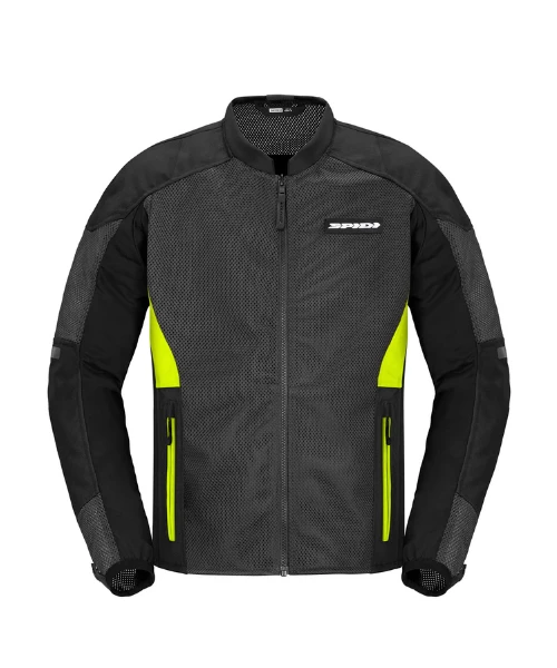 Spidi Super Net Riding Jacket - Black Yellow-Spidi 3 Spidi Super Net Riding Jacket - Black Yellow-Spidi