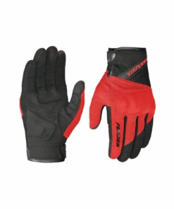 Viaterra Fender Daily Use Motorcycle Gloves - Red-Viaterra