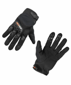 Mototech Reflex Air Flo Dual Sport Motorcycle Riding Gloves - Black-Mototech