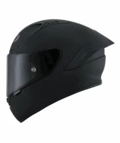 KYT NZ Race Helmet - Plain Matt Black-KYT Helmets
