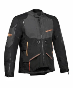 Ixon Ragnar Riding Jacket - Black Anthracite Orange-Ixon