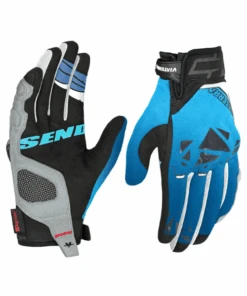 Viaterra Roost V2 Offroad Motorcycle Gloves - Aqua-Viaterra