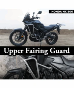 Zana Upper Mild Steel Fairing Guard For Honda NX500 / 500X - Silver - ZI-8470-Zana
