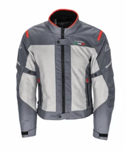 Acerbis Ruby Riding Jacket - Grey Red-Acerbis