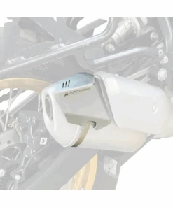 Auto Engina Heat Shield Extender For Royal Enfield Himalayan 450 - Silver-Auto Engina