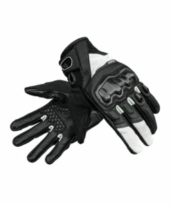 Raida Carbonite Riding Gloves - White-Raida