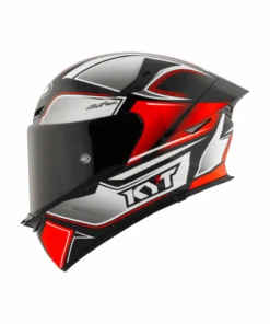 KYT TT-Revo Tourist Helmet - Gloss Red Fluo-KYT Helmets