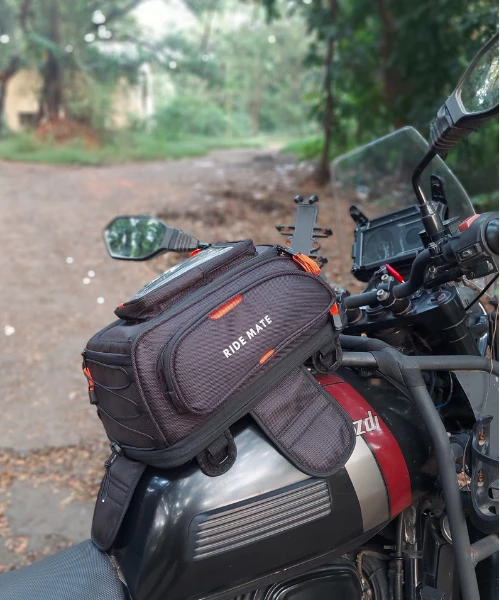 Tryka Gears Ride Mate 2.0 (25 Ltrs) Tank Bag - Black Orange-Tryka Gears 3 Tryka Gears Ride Mate 2.0 (25 Ltrs) Tank Bag - Black Orange-Tryka Gears