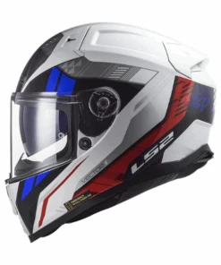 LS2 FF811 Vector II Stylus Helmet - White Fluro Red-LS2