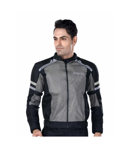 Raida Tourer Riding Jacket - Grey-Raida 3 Raida Tourer Riding Jacket - Grey-Raida