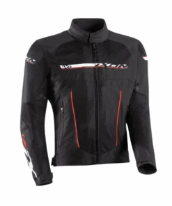 Ixon T-Rex Riding Jacket - Black White Red-Ixon