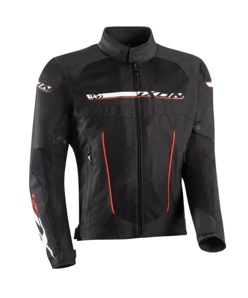 Ixon T-Rex Riding Jacket - Black White Red-Ixon 3 Ixon T-Rex Riding Jacket - Black White Red-Ixon