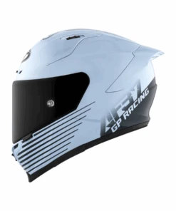 KYT Striker AF37 Livery Helmet - Gloss Sea Blue-KYT Helmets