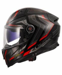 LS2 FF811 Vector II Alizer Helmet - Gloss Black Red-LS2