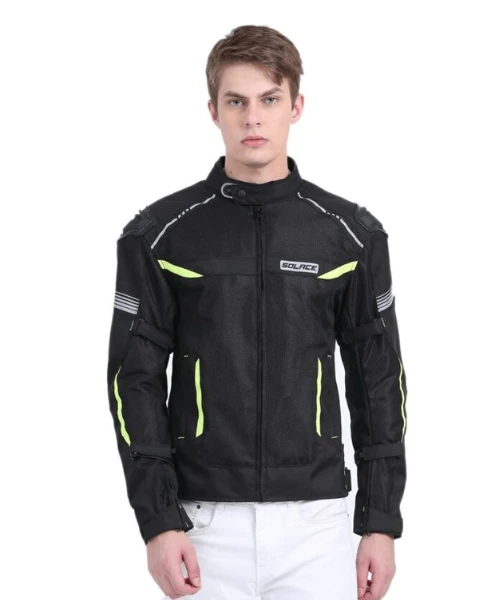 Solace Ramble V2 Motorcycle Riding Jacket - Black Neon-Solace 4 Solace Ramble V2 Motorcycle Riding Jacket - Black Neon-Solace - Image 2