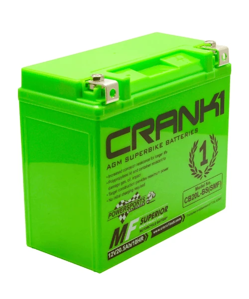 Crank1 Battery - CB20L-BS (SMF)-Crank 1 4 Crank1 Battery - CB20L-BS (SMF)-Crank 1 - Image 2
