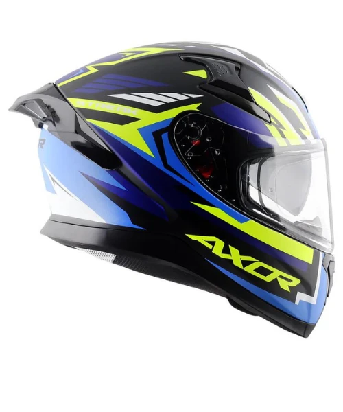 Axor Apex Streak Helmet - Dull Black Blue-AXOR 6 Axor Apex Streak Helmet - Dull Black Blue-AXOR - Image 4