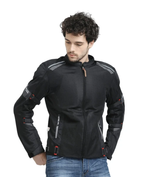 Solace AIR-X V3 Riding Jacket - Black Grey-Solace 4 Solace AIR-X V3 Riding Jacket - Black Grey-Solace - Image 2