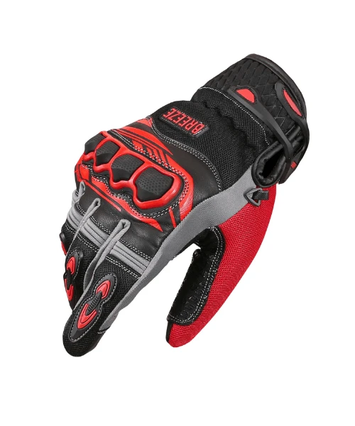 BBG Breeze Riding Gloves - Red-BBG 4 BBG Breeze Riding Gloves - Red-BBG - Image 2