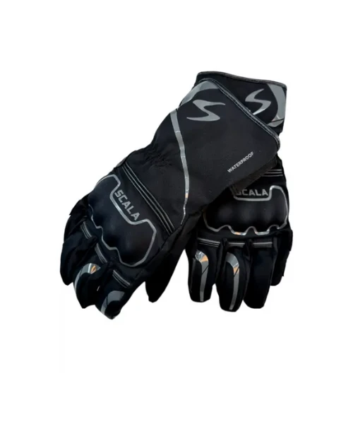 Scala Typhoon Riding Gloves - Black-Scala Gears 4 Scala Typhoon Riding Gloves - Black-Scala Gears - Image 2