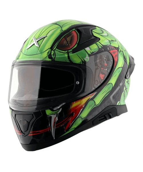 Axor Apex Venomous D/V Helmet - Black Neon Green-AXOR 4 Axor Apex Venomous D/V Helmet - Black Neon Green-AXOR - Image 2