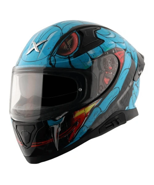 Axor Apex Venomous D/V Helmet - Black Neon Blue-AXOR 4 Axor Apex Venomous D/V Helmet - Black Neon Blue-AXOR - Image 2