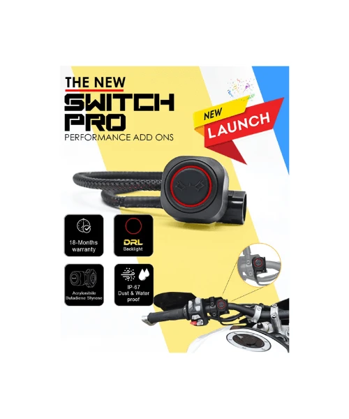 Maddog Switch Pro For Handle Bar & Mirror Mount-Maddog 4 Maddog Switch Pro For Handle Bar & Mirror Mount-Maddog - Image 2