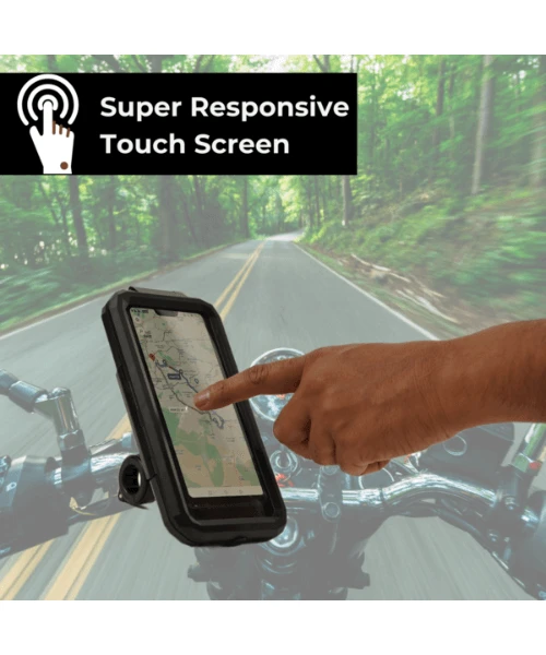 Yellowfin Fully Waterproof Handlebar Mobile Phone Holder Without Charger - M18L-B1 Handlebar-Yellowfin 4 Yellowfin Fully Waterproof Handlebar Mobile Phone Holder Without Charger - M18L-B1 Handlebar-Yellowfin - Image 2