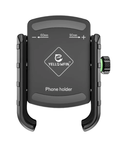 Yellowfin Jaw Grip Without Charger For Bikes Cycles Scooter - M8S Black-Yellowfin 4 Yellowfin Jaw Grip Without Charger For Bikes Cycles Scooter - M8S Black-Yellowfin - Image 2