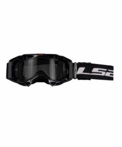LS2 Aura Goggle Black With Clear Visor-LS2