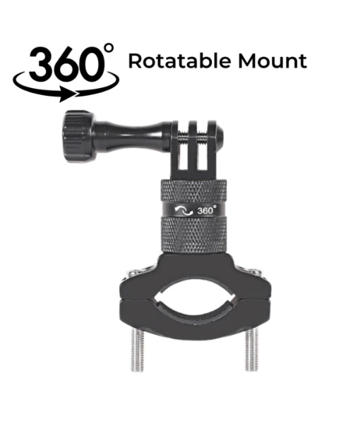 Yellowfin Handlebar Action Camera Mount Aluminium Alloy - MINI-ACT-BLACK-Yellowfin 4 Yellowfin Handlebar Action Camera Mount Aluminium Alloy - MINI-ACT-BLACK-Yellowfin - Image 2