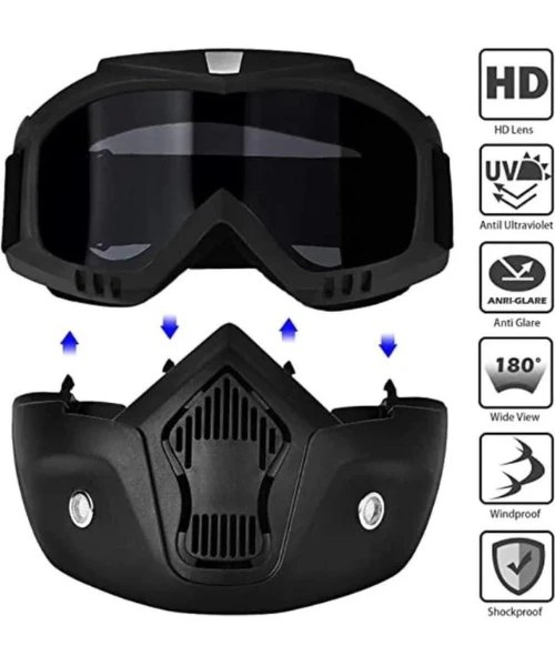 Moto Arch Google Mask - Clear-Moto Arch 4 Moto Arch Google Mask - Clear-Moto Arch - Image 2